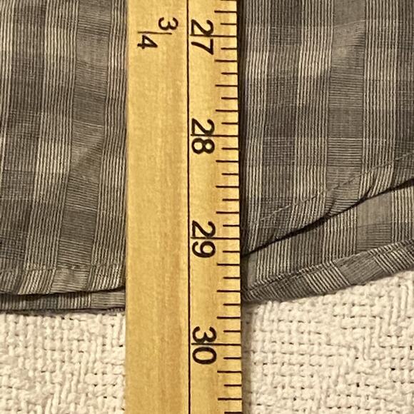 Dockers Stain Defender Gray Plaid Button Down Men’s Shirt Size XL Preppy - Picture 12 of 16